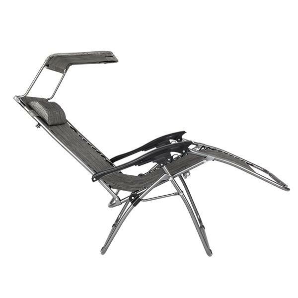 Zero Gravity Chair with Canopy Patio Sunshade Lounge Lawn Chair /w Cup Holder Cj  eBay