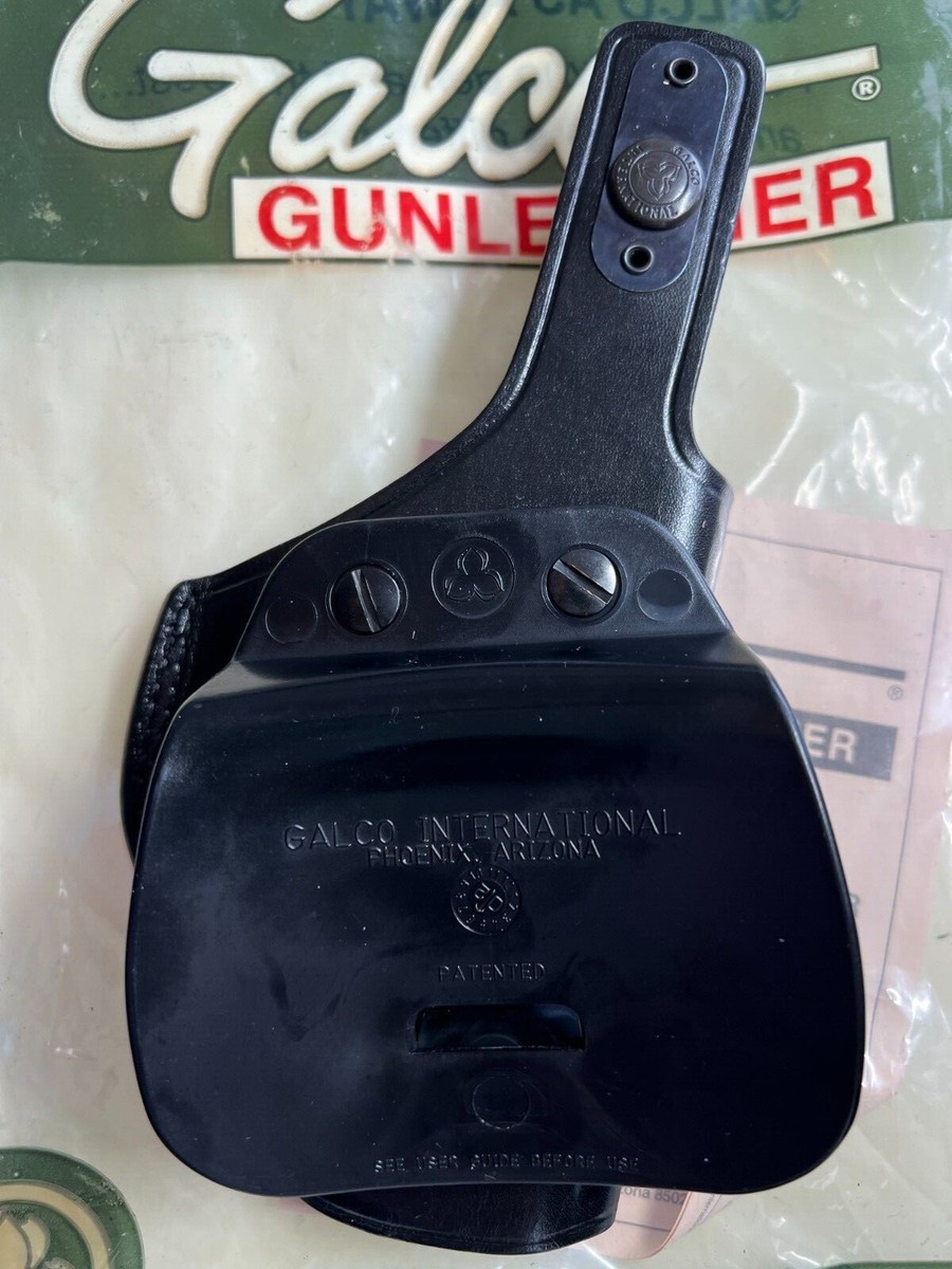 Galco P.L.E. Unlined Paddle Holster Glock 19, 23,32 , LH , Black