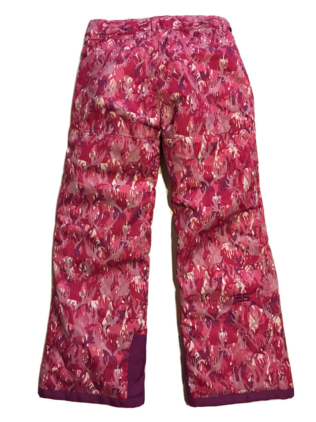 pink camo snow pants