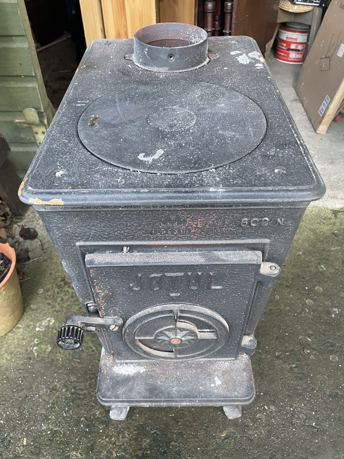 Jotul Classic Cast Iron Wood Burning Stove eBay