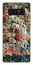 Coque en silicone imprimée compatible Samsung Galaxy Note 8 Graffiti 1