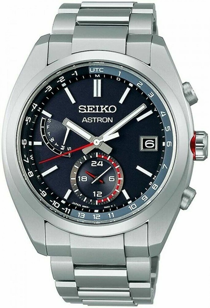 SEIKO Watch ASTRON Solar Radio Line SBXY017 Men's Silver | eBay