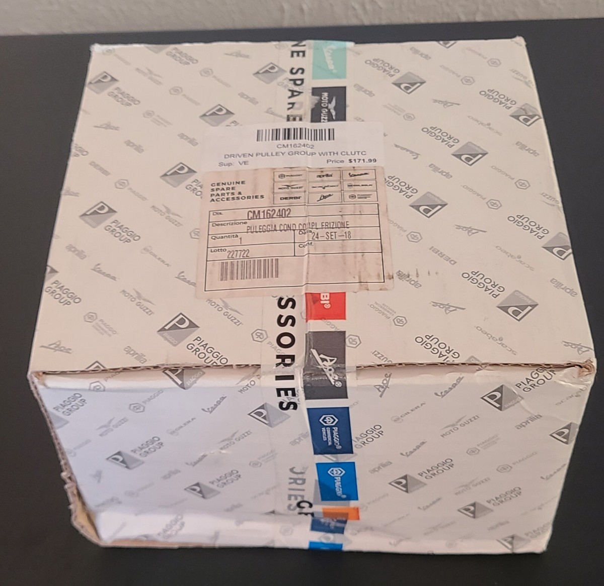 DRIVEN PULLEY GROUP WITH CLUTCH - CM162402 (ex 827982 ) (ex 82743R