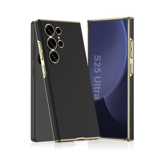 Shockproof Protection Case For Samsung Galaxy S25 Ultra Leather Cover Case - Picture 16 of 16