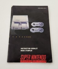 Super Nintendo SNES Console Instruction Booklet Manual for system