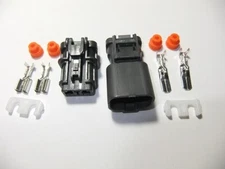 Honda / Acura Radiator & A/C Condenser Fan Motor Connector Plugs  M/F 2 set