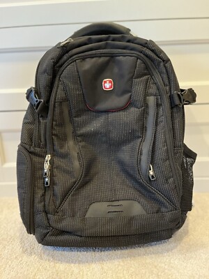 SwissGear Unisex-Adult 5358 USB ScanSmart Laptop Backpack, Black Dot Large