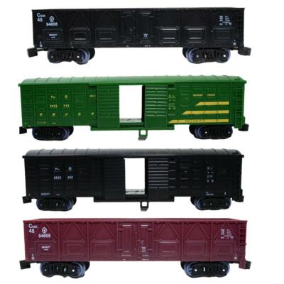 Realistische Kunststoff Eisenbahnen Züge Gleiswagen HO Anlage Zubehör Spielzeug