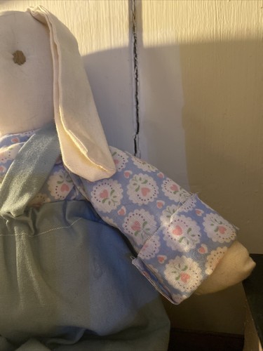 Vintage Handmade Rabbit Doll - Picture 5 of 10