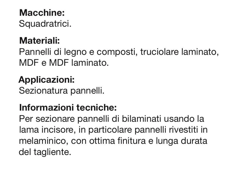 LAMA FREUD PER TAGLIO PANNELLI BILAMINATI DIAM.300mm 96 DENTI FORO 30mm - Imagen 3 de 4