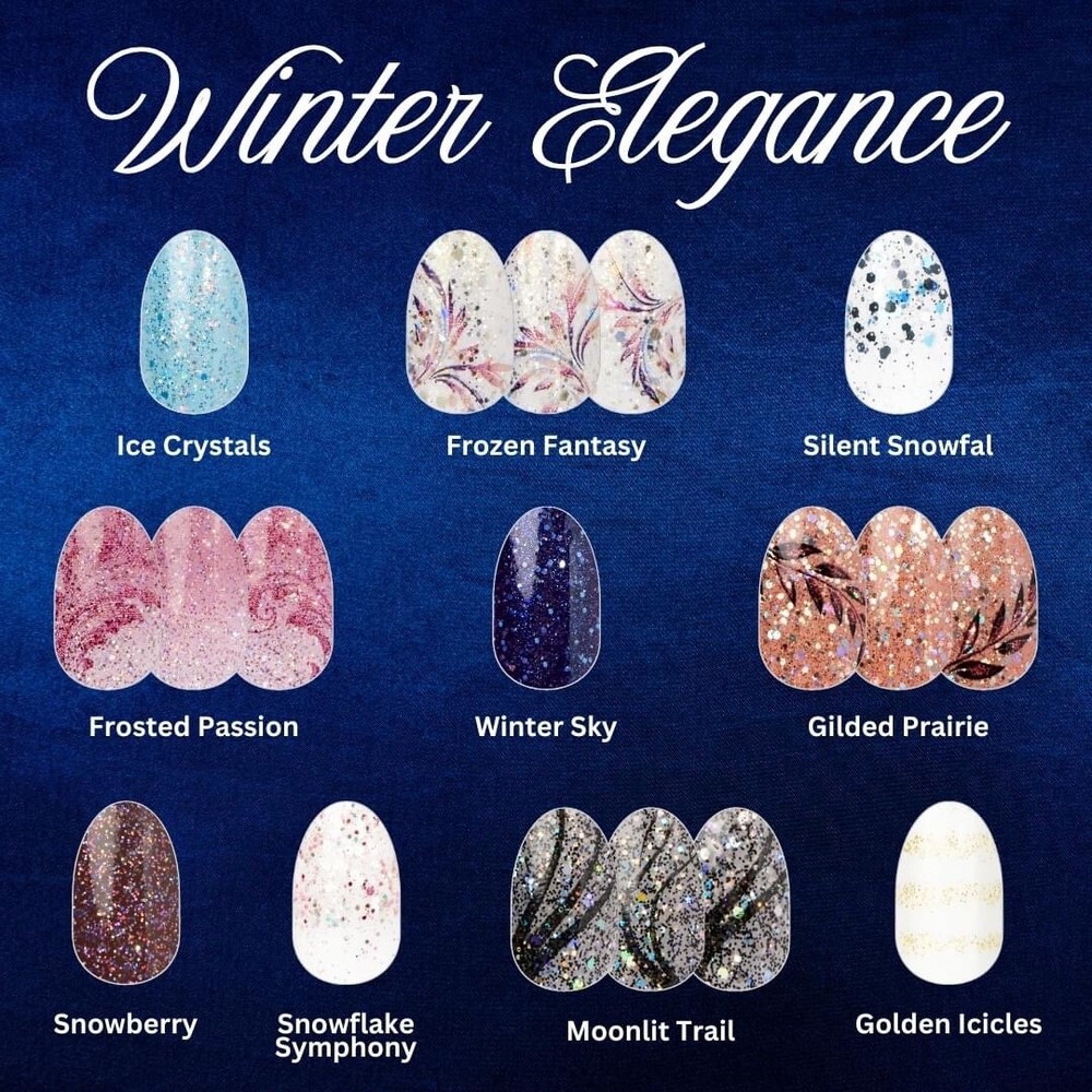 🚀 ❄️NeW COLoR STREET NAIL POLISH STRIPS 🧊WINTER CATALOG🧊HOLIDAYS🧊PRE ORDER❄️