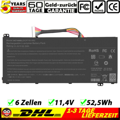 AC14A8L Akku für Acer Aspire V17 Nitro VN7 VN7-791 VN7-791G VN7-791G-50MV