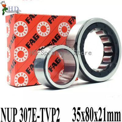 1PCS NEW FAG NUP 307E-TVP2 Cylindrical Roller Bearing 35x80x21mm freight free