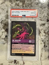 Disney Lorcana First Chapter Dr. Facilier #37 Agent Provocateur PSA 10