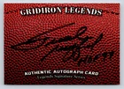 Frank Gifford Authentic Autographed Signed NFL Football Legends Signature Card