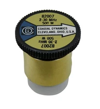 Wattmeter Element Slug 500 Watt 2-30 MHz Bird 43 Coaxial Dynamics 82007 (500H)