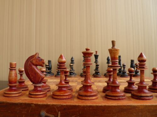 Chess. Vintage, Soviet wooden chess set "Egyptian" - a fantastic gift for men. - Picture 3 of 10