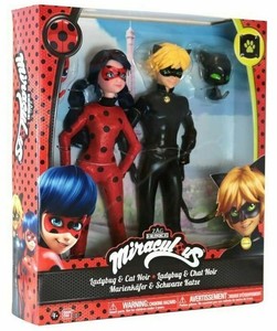 Details About Miraculous Ladybug Cat Noir Fashion Dolls Deluxe Set 2 Pack Bandai 105 Inch