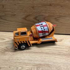 JAPANESE TIN CONCRETE CEMENT TRUCK MIXER Read Parts Or Repair