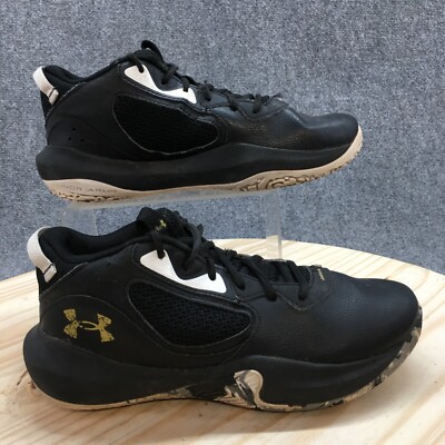 Under Armour Shoes Mens 8 Lockdown 6 Basketball Sneakers Black Low 3025616-003