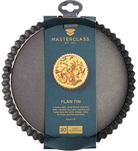 MasterClass 25 cm Deep Cake Tin with PFOA Non Stick and Loose Bottom, 1