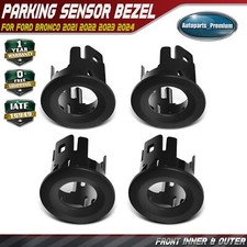 4Pcs Front Inner &Outer Parking Sensor Bezel ...