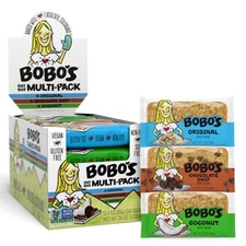Bobo's Organic Gluten Free Snack Bars 3oz Pack of 12 Vegan Non GMO Kosher