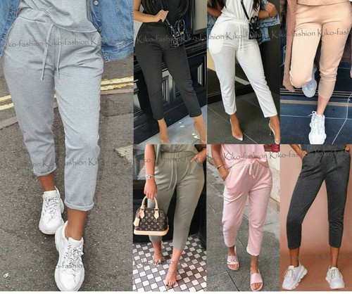 Womens Ladies High Waist Boxy Bottom 