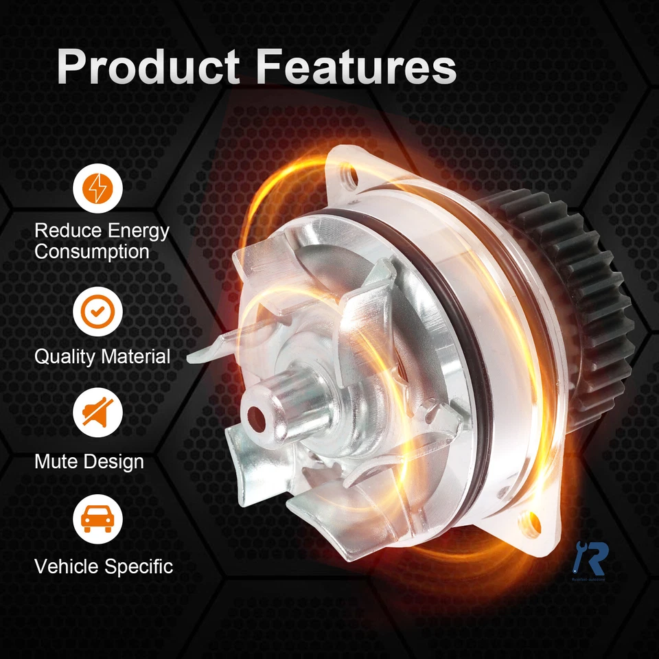 Водяной насос подходит для Altima Frontier Maxima Pathfinder Infiniti 3,5 л 4,0 2002-2019 - Изображение 4 из 4