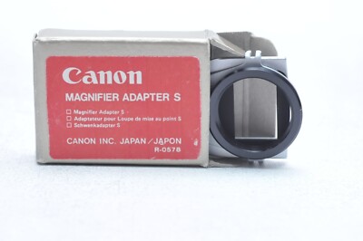 Canon Viewfinder Adapter S for Magnifier S A-1 AE-1 EF Film Camera