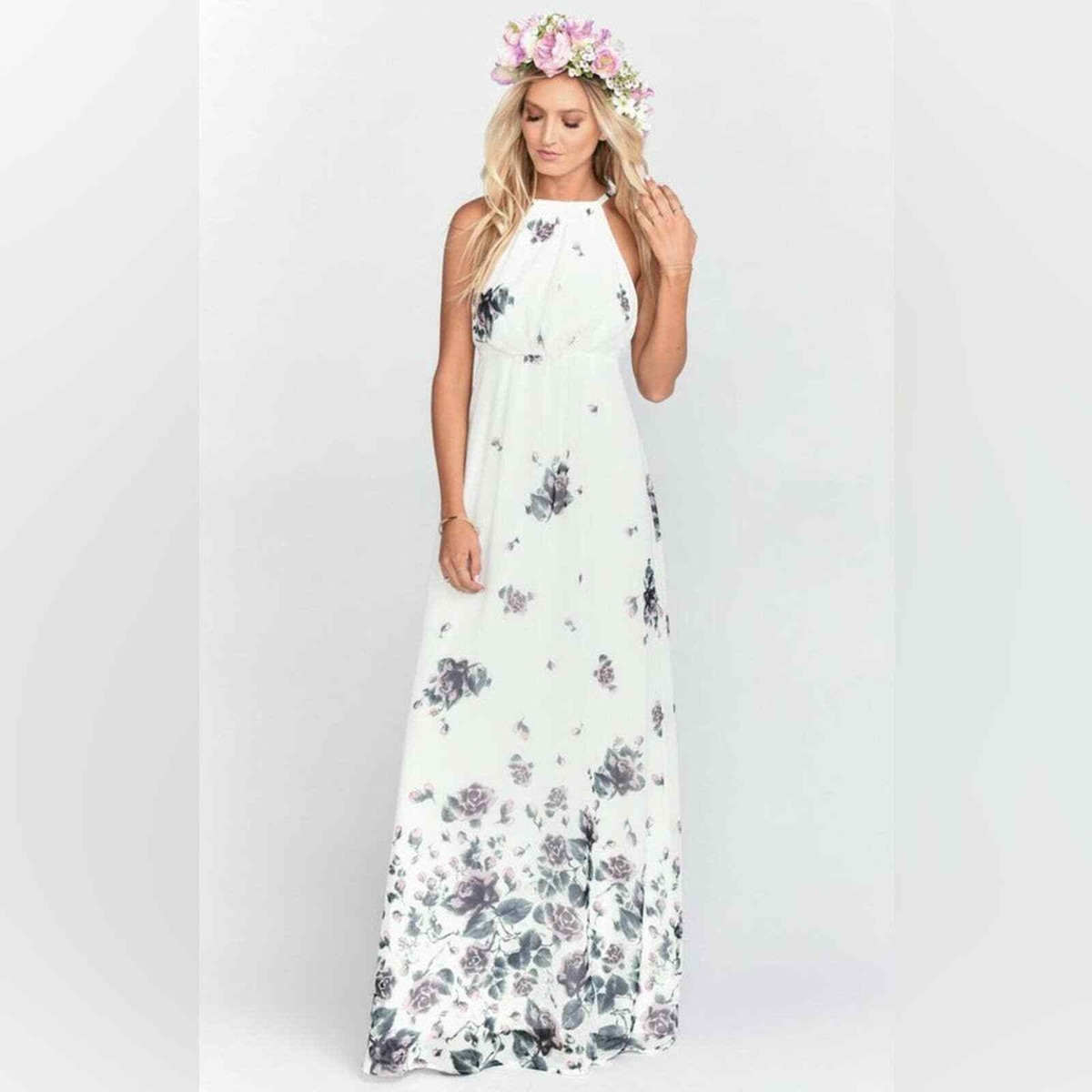 Navy Blue Jcpenney Formal Wear For Women Eliza J Floral Halter Neck Maxi Dress, Blush, Navy Blue Jcpenney Formal Wear For Women Eliza J Floral Halter Neck Maxi Dress, Blush,