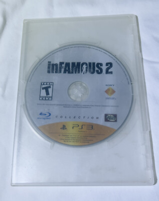 Infamous 2 Collection PS3 PlayStation 3 Disc Only Preowned Game Rated Teen
