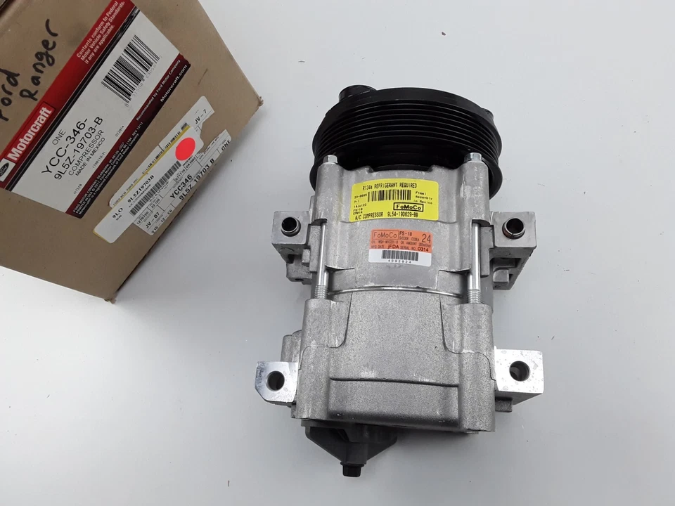 Compresor de aire acondicionado para Ford Ranger 4,0 L 2008 2009 2010 2011 GENUINO Motorcraft Foto 4 de 4