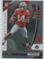 2020 Prizm Draft Picks #118 K.J. Hill OHIO STATE Rookie Card 9