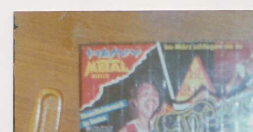 Heavy Metal Collage With Rock Bands 1980s Vintage Fan Photo Iron Maiden Poster - Picture 2 of 7
