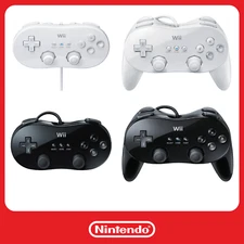 Genuine Nintendo Wii Classic Controller /Classic Controller Pro – White or Black