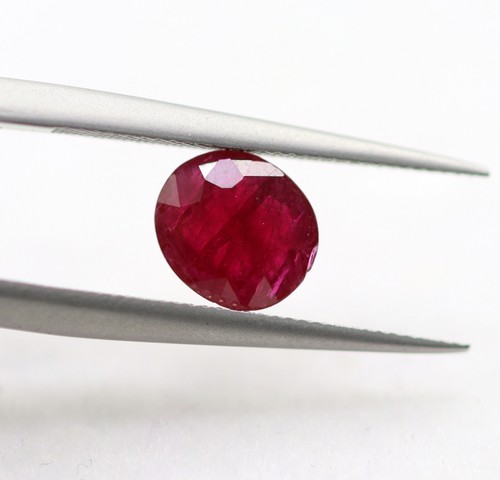 6 X 5 MM Natural Loose Ruby 0.86 Ct Oval Faceted Cut Red Color Burma Mined Gem - Picture 16 of 22