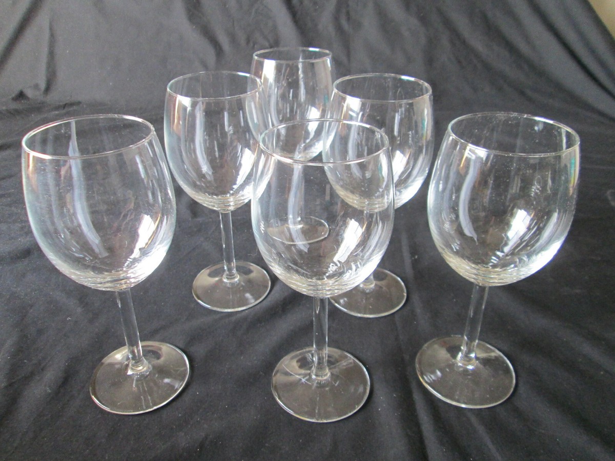Set of 6 Wine Glasses / Goblets IKEA Svalka Series 10 oz. Ash Grey | eBay