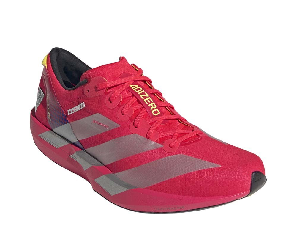 adidas ADIZERO ランニングジャケット レッド Amazon.com: adidas Adizero Marathon Mens Running Jacket