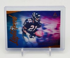 2020 Panini Luminance Deion Sanders Lightspeed Orange /100 Falcons SP 