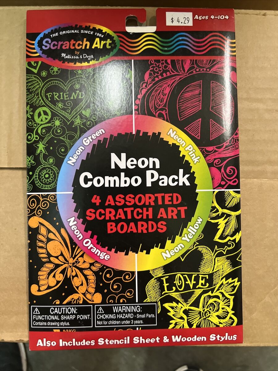 Melissa & Doug Combo Pack Scratch Art