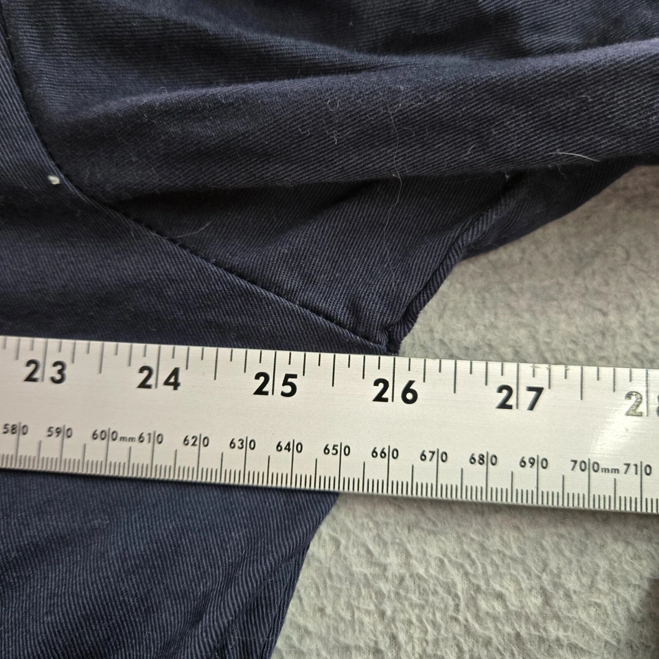 Dickies Men Pants 2XLT Blue Basic Coverall Pockets Full Zip Collar 33 in Inseam - Image 4 of 4