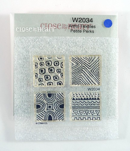 Close to My Heart CTMH Petite Perks Artful Textiles W2034 Stamp Set #13b - Picture 2 of 2