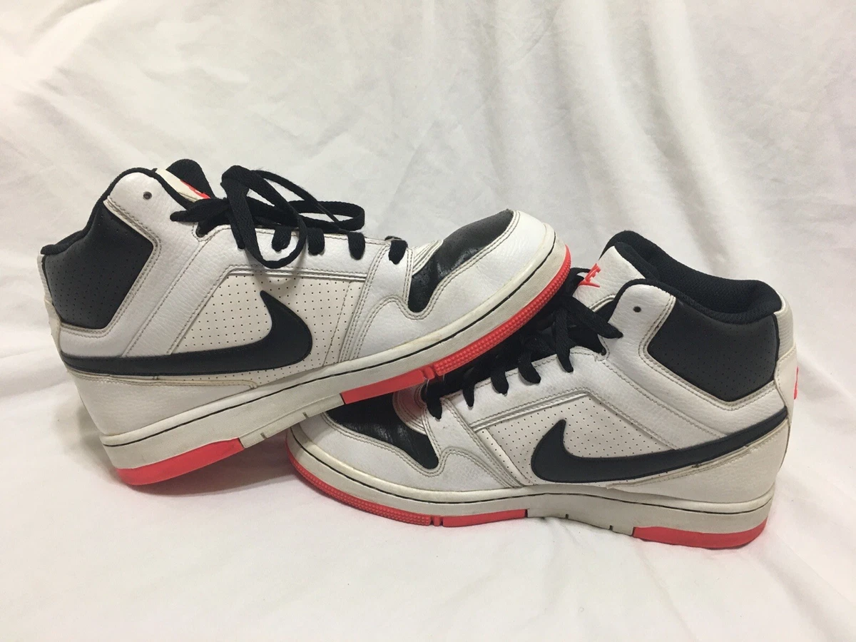 RARE 2012 NIKE AIR PRESTIGE 3 HIGH SI White & Lava Red 407036 116 Mens US  sz 10