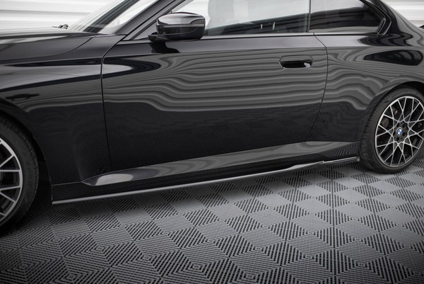 Seitenschweller Ansatz FüR V.1 FüR BMW 2 Coupe G42 Seitenschweller Schwarz-image