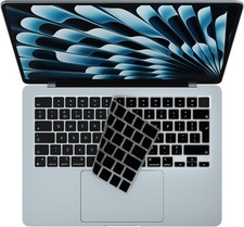 Image of Silicone Keyboard Cover Skin for 2025 MacBook Air 15.3" 13.6 inches M4 A3241 A3