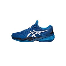 Asics Court FF 3 Novak Slip Resistant Low Top Tennis Shoes Men's Blue MT