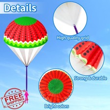 Ynybusi 10pc Kids Parachute Toys Army Men Outdoor Flyers