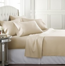 Bed Sheet Set Queen Size for Hot Sleepers, Hotel Premium Sheets with 4