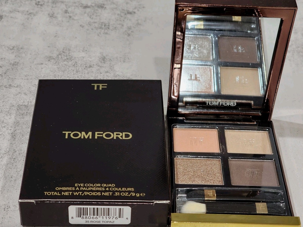TOM FORD EYE COLOR QUAD #35 ROSE TOPAZ 0.31 OZ NEW IN BOX RP $96